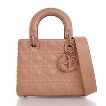 Dior Small Calfskin Diamond Cannage Lady Dior