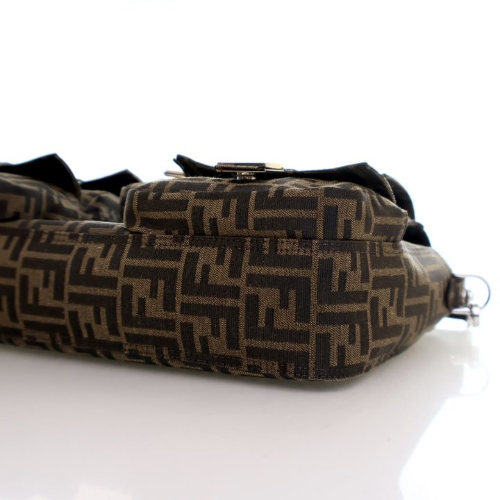Fendi Maxi Zucca Multipocket Baguette - Luxe Du Jour
