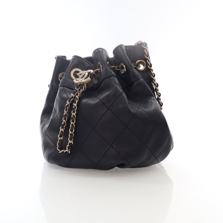 CHANEL(シャネル) ドローストリングバッグ 25048227 ゴールド