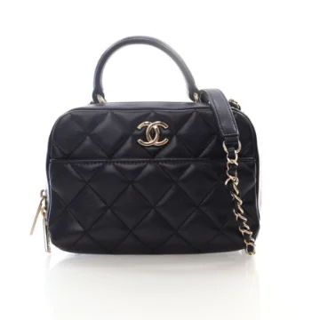 Chanel Black Lambskin Trendy CC Camera Bag