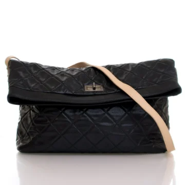 Chanel Black Caviar Reissue Messenger Flap Bag