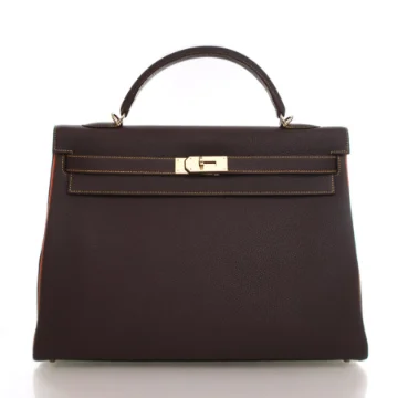 Hermes Chocolate Togo Kelly 40