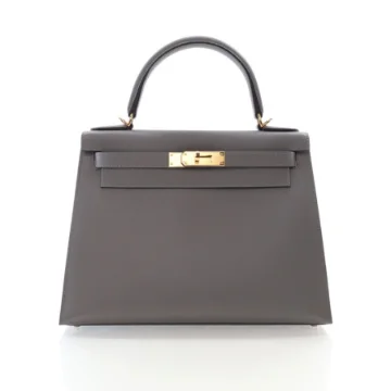 Hermes Gris Meyer Veau Madame Kelly 28
