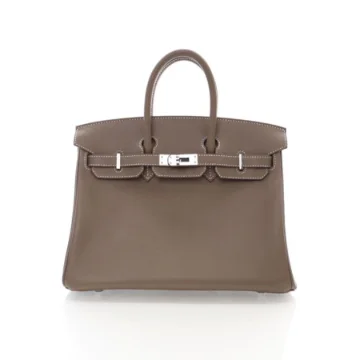 Hermes Etoupe Swift Birkin 25