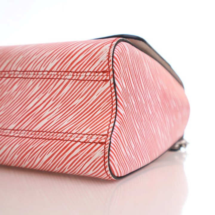 LOUIS VUITTON ピンクストライプバッグ LOUIS VUITTON ピンクストライプハンドバッグ - メルカリ