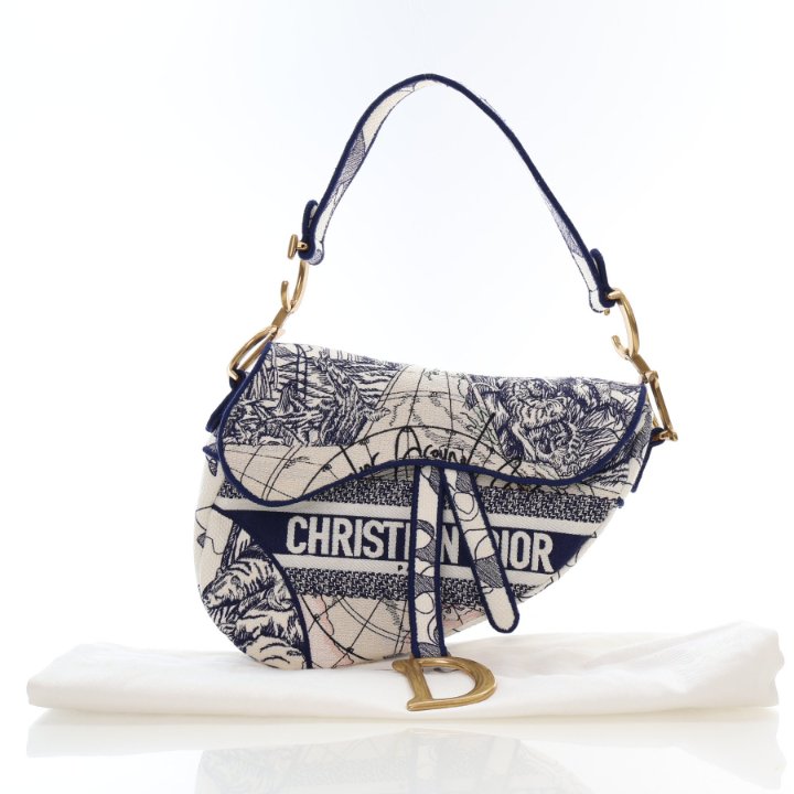 Dior Medium Around the World Saddle Bag Luxe Du Jour
