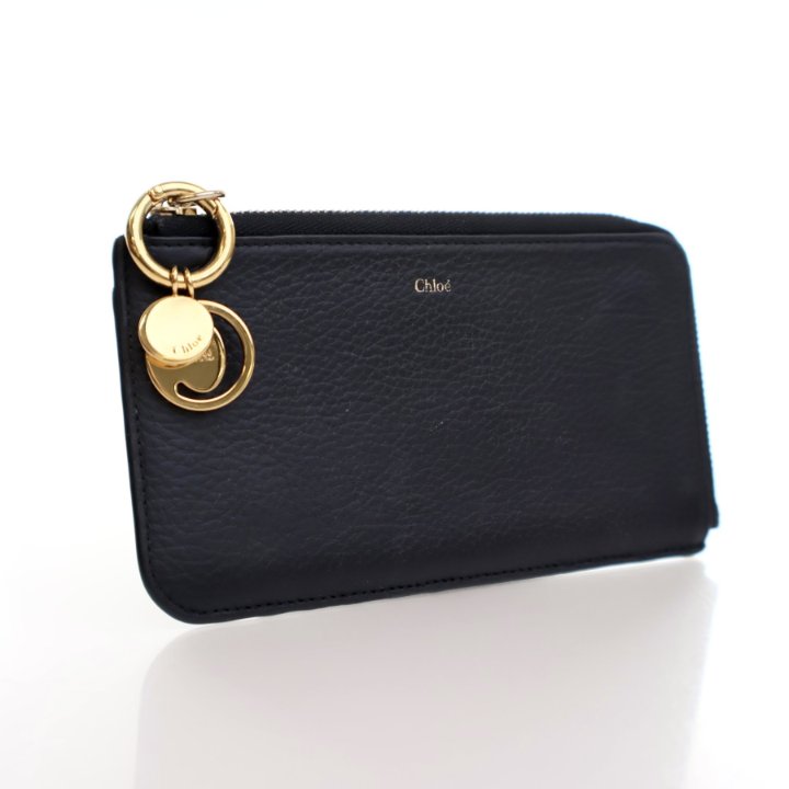 未使用級✨Chloe ALPHABET BUSINESS CARD HOLDER Chloe Alphabet Zip Card Holder - Luxe Du Jour