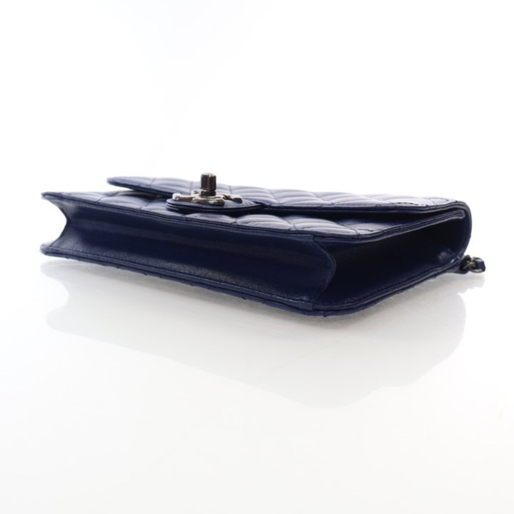 Chanel Navy Lambskin Crossing Times Flap Bag - Luxe Du Jour