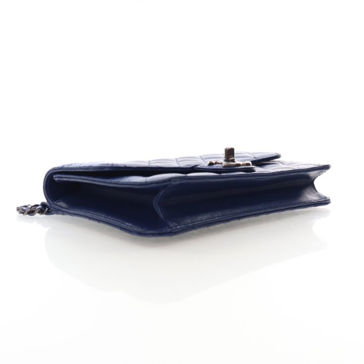 Chanel Navy Lambskin Crossing Times Flap Bag - Luxe Du Jour