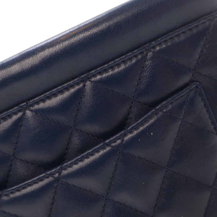 Chanel Navy Lambskin Crossing Times Flap Bag - Luxe Du Jour