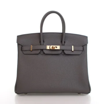 Hermes Gris Etain Togo Birkin 25