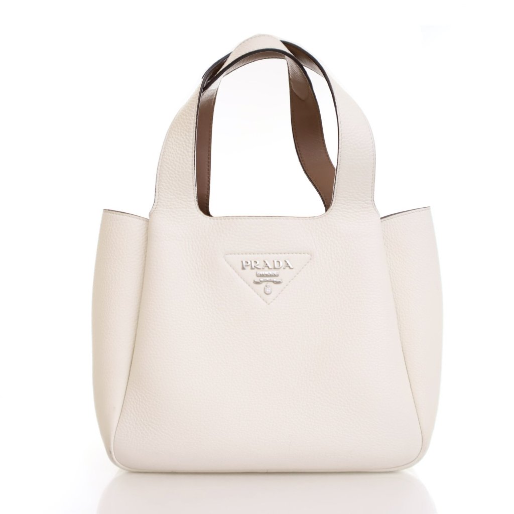 Prada Medium Vitello Daino Dynamique Tote - Luxe Du Jour