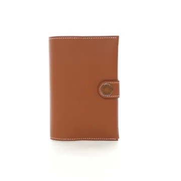 Hermes Gold Evercolor Passport Holder