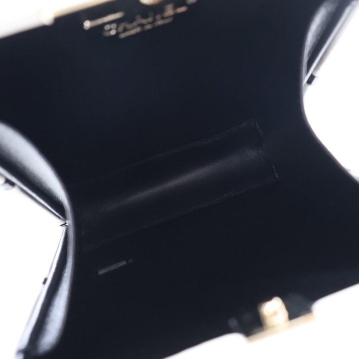 Chanel Calfskin No.5 Perfume Box Evening Clutch Bag - Luxe Du Jour