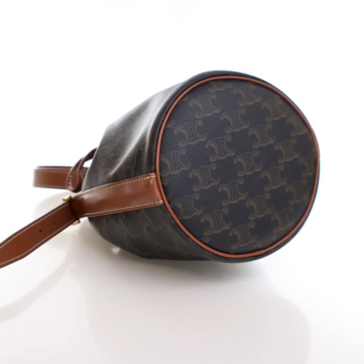 Celine Small Triomphe Drawstring Bag - Luxe Du Jour