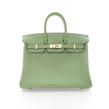 Hermes Vert Criquet Swift Birkin 25