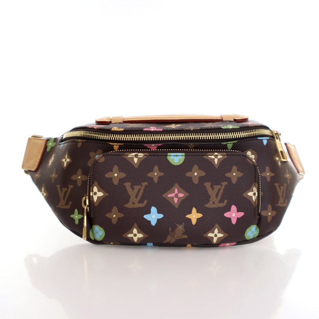 LOUIS VUITTON ダークグレー シュシュ Louis Vuitton x Tyler The Creator Monogram Craggy Rush