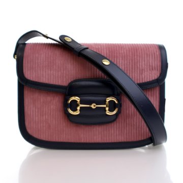 Gucci Small Corduroy Horsebit 1955 Shoulder Bag
