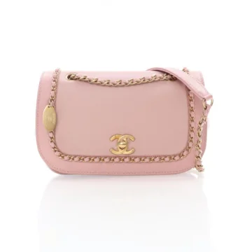 Chanel Mini Pink Caviar Charm Bag