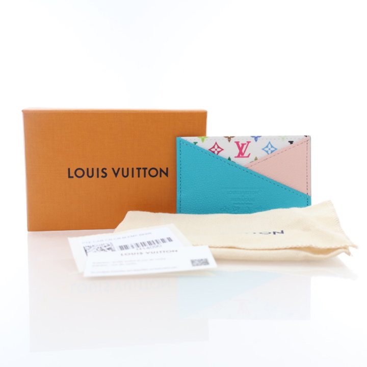 Louis Vuitton x Takashi Murakami Criss-Cross Card Holder - Luxe Du