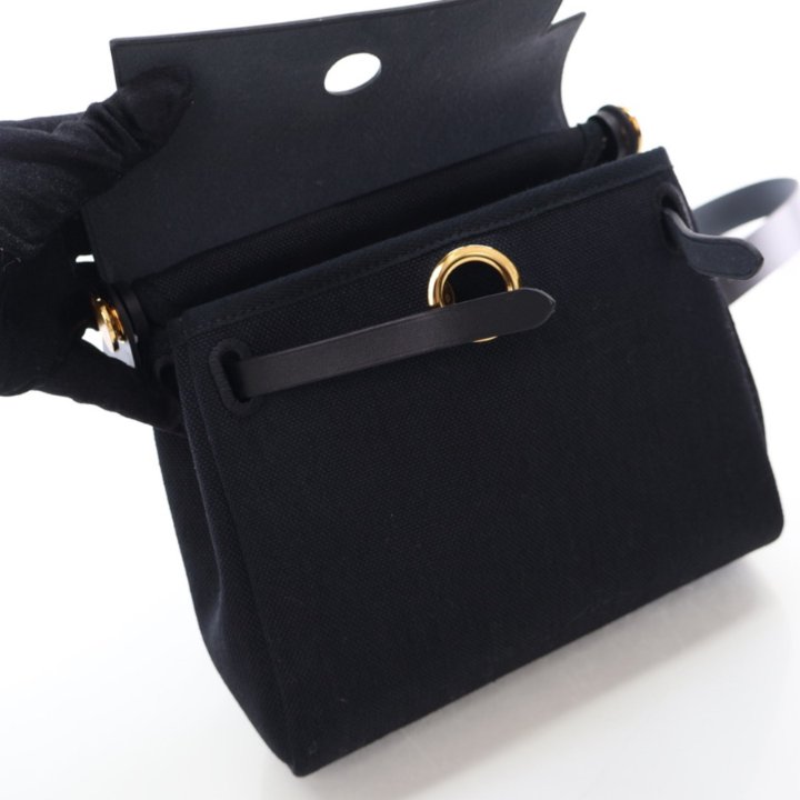 HERMES◆ Herbag a dos Zip retourne tilt Black◆ Hermes | Bags | 222 Brand New Hermes Herbag A Dos Zip