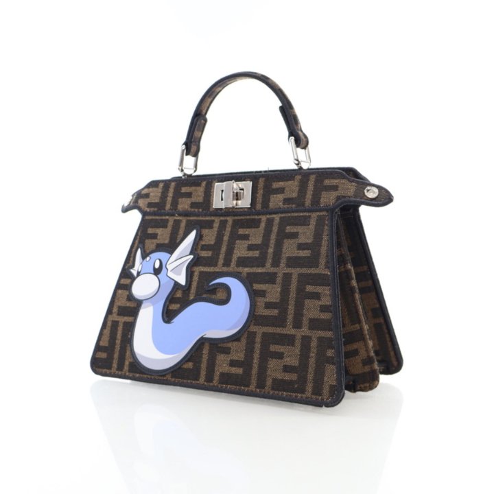 Fendi x FRGMT x Pokemon Petite Dratini 1974 Zucca Peekaboo ISeeYou