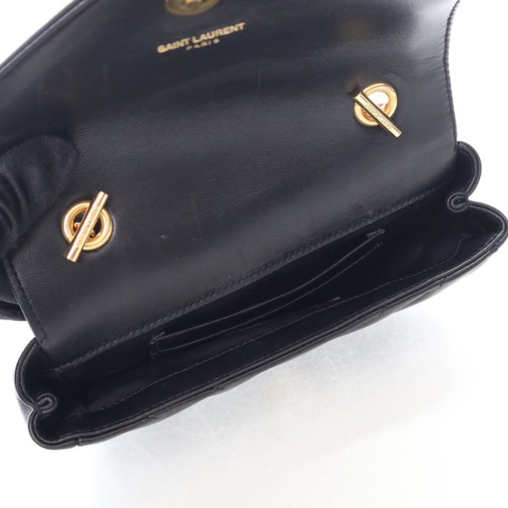 Saint Laurent Matelasse Leather Monogram Classic Baby Chain