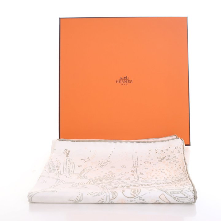 Hermes Please Hold The Line Silk Scarf 90 - Luxe Du Jour