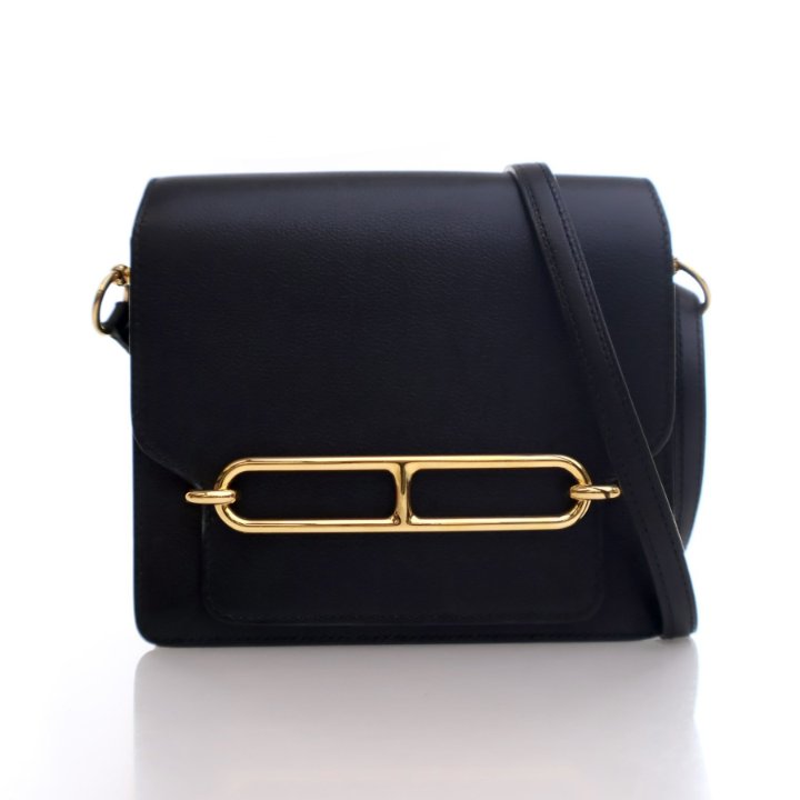 Hermes Noir Evercolor Mini Roulis 18 Luxe Du Jour