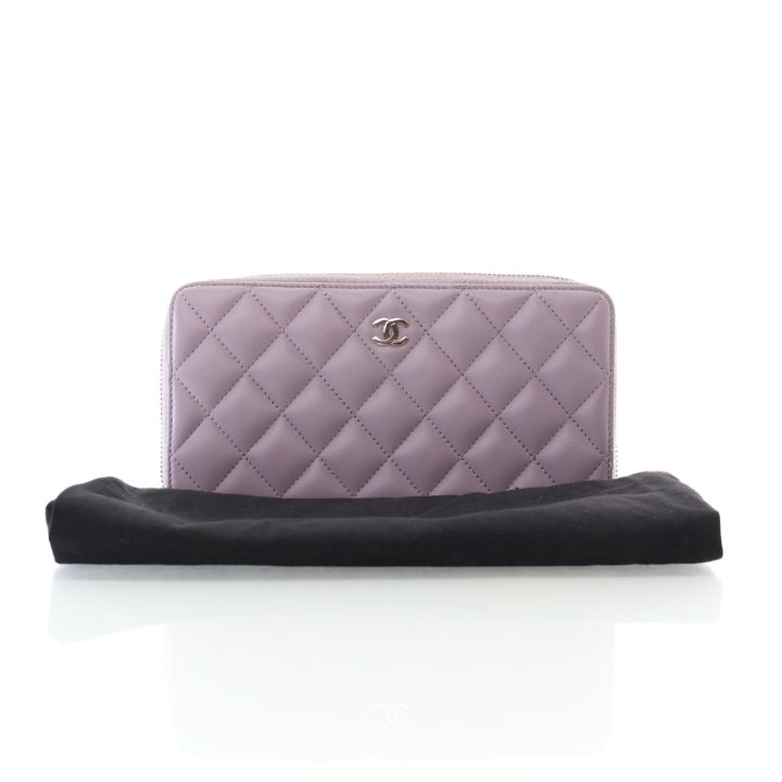 Chanel Lambskin Classic Long Zip Wallet - Luxe Du Jour