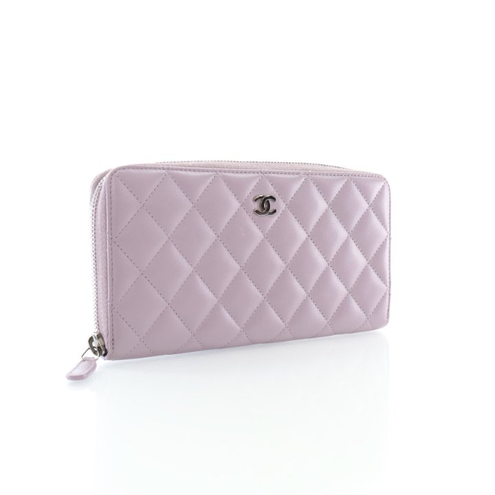 Chanel Lambskin Classic Long Zip Wallet - Luxe Du Jour