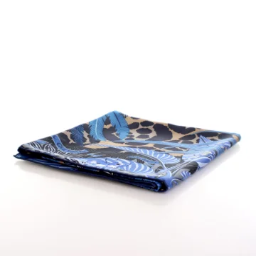 Hermes Jaguar Quetzal Silk Scarf 90