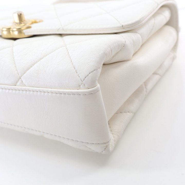 ChanelCCロゴテニスミラーミニクロスバッグWhite AP3150 楽天市場】【新品】CHANEL シャネル 22AW チェーン クラッチ