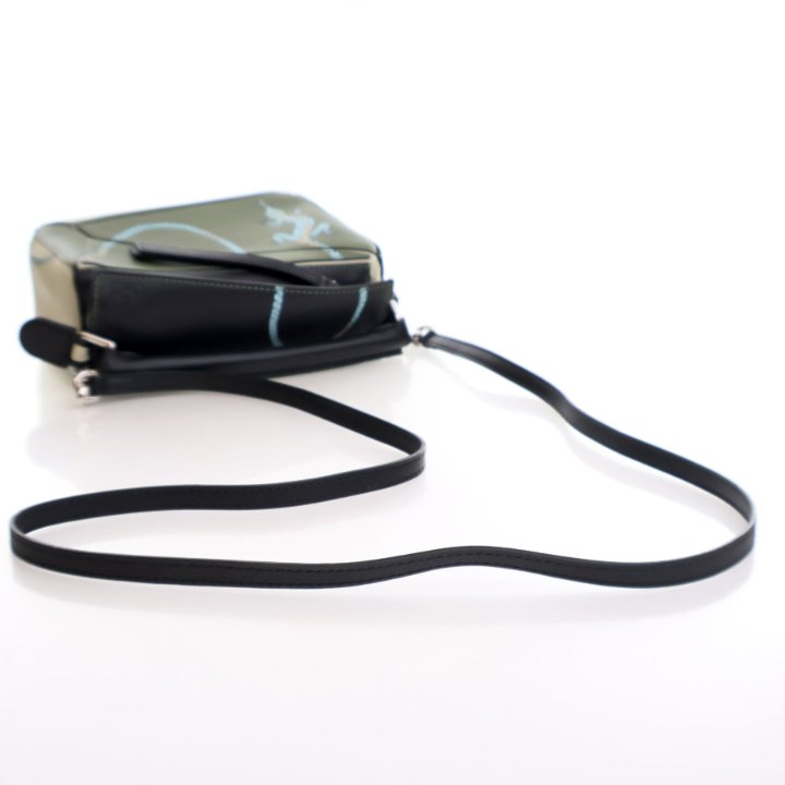 Loewe x Paula's Ibiza Mini Calfskin Lizard Puzzle Bag - Luxe