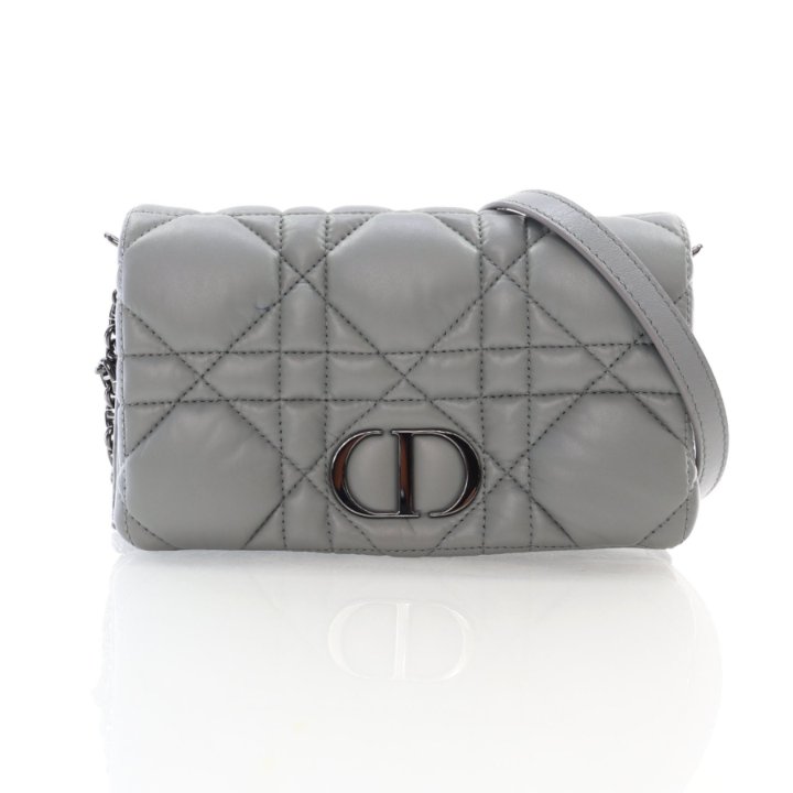 Dior Mini Calfskin Microcannage Caro Bag - Luxe Du Jour