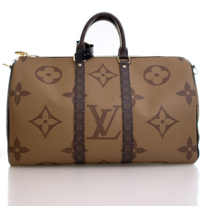 Louis Vuitton Monogram Giant Reverse Keepall Bandouliere 45 - Luxe