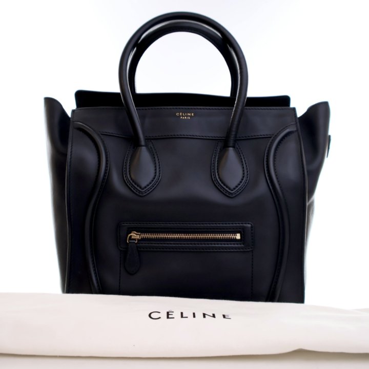 Celine Mini Calfskin Luggage Tote - Luxe Du Jour