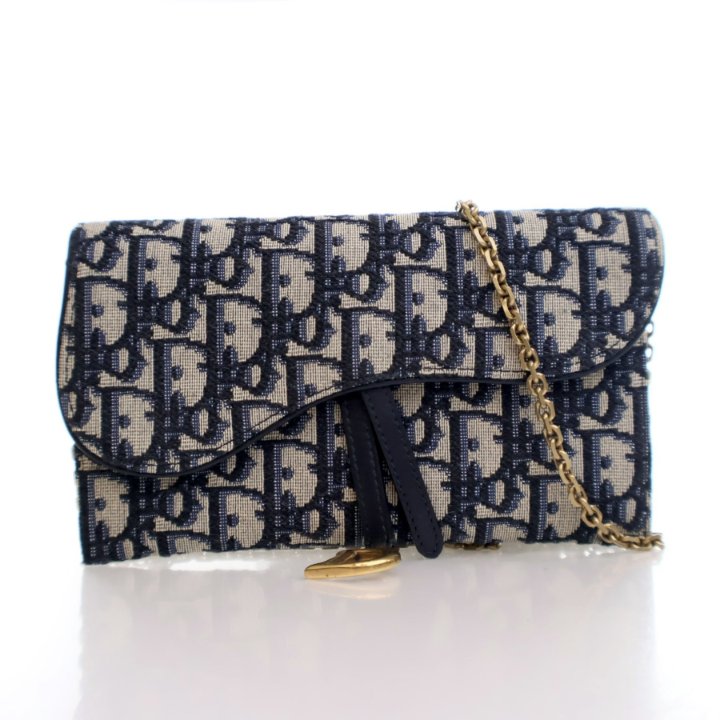 Dior Saddle Wallet on Chain 財布バッグ Dior Small Canvas Saddle Wallet On Chain (WOC) - Luxe Du Jour