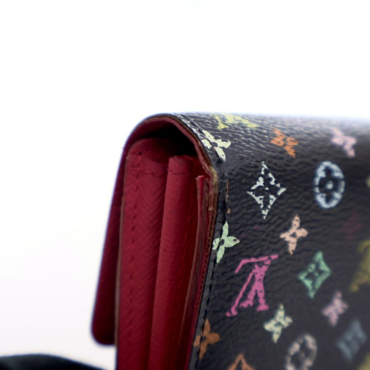 カラーが可愛い☆【Loius Vuitton】Sarah ウォレット Pre-owned Louis Vuitton Multicolor Monogram Sarah Wallet