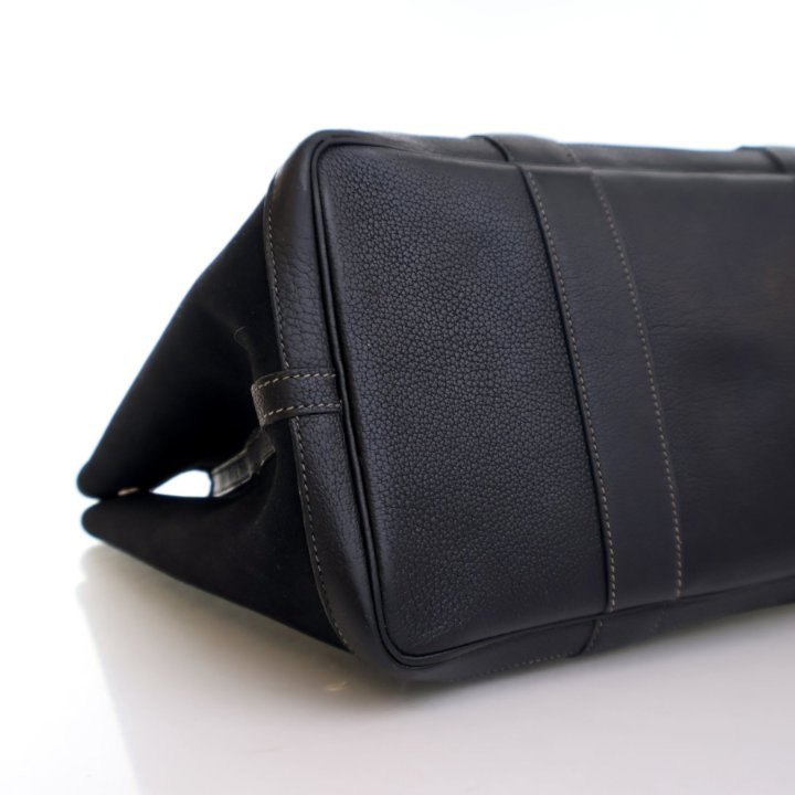 Hermes Noir Toile Garden Party 36 - Luxe Du Jour