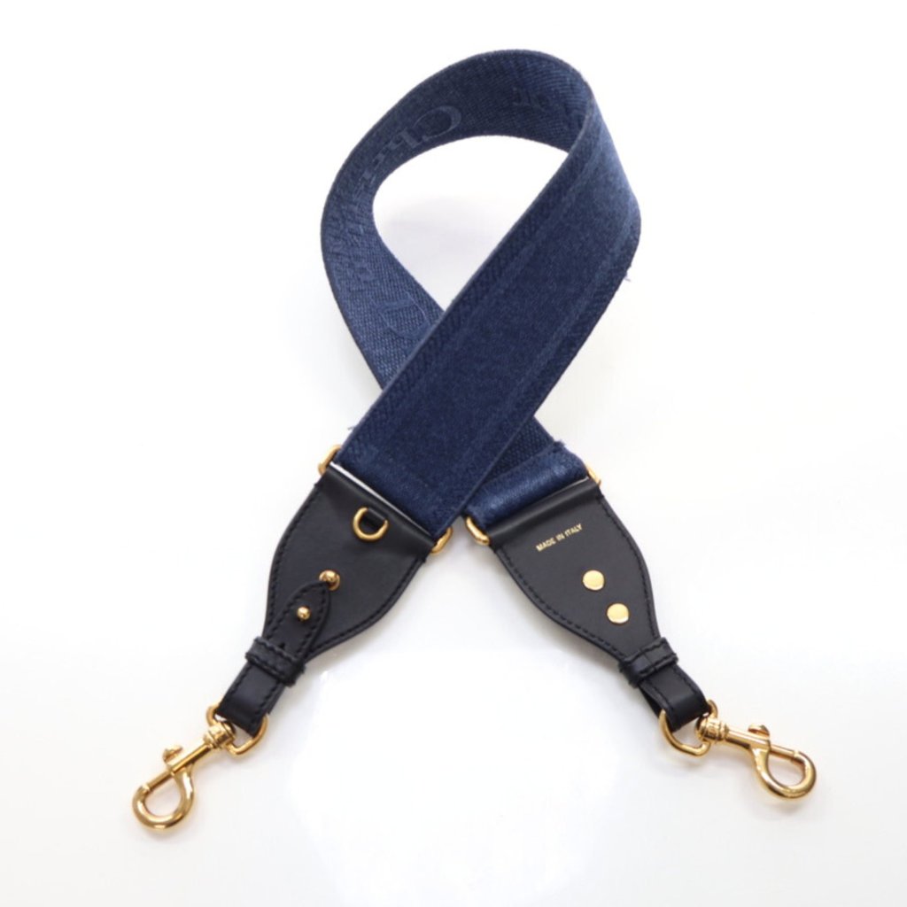 Dior シルバー金具付き　デニムストラップ Dior Denim Strap - Luxe Du Jour