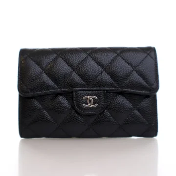 Chanel Medium Black Classic Flap Wallet