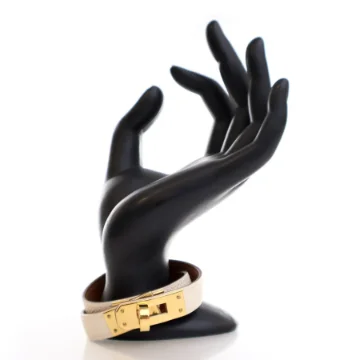 Hermes Nata Epsom Mini Kelly Double Tour Bracelet