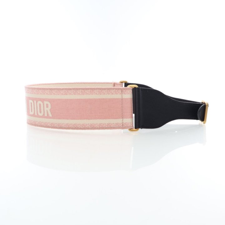 DIORエンブロイダリーベルト75 Authentic Christian Dior Belt Burgundy Leather GP Buckle