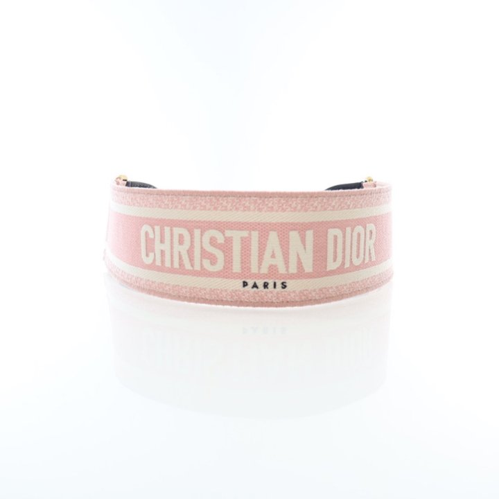 DIORエンブロイダリーベルト75 DIOR | ショルダーストラップ Christian Dior Paris エンブロイ
