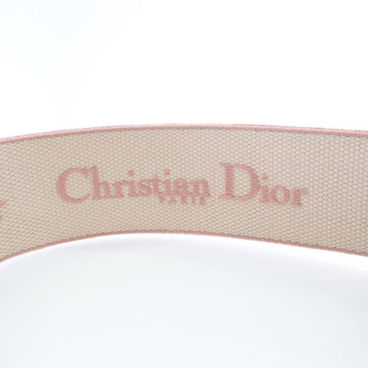 DIORエンブロイダリーベルト75 Authentic Christian Dior Belt Burgundy Leather GP Buckle