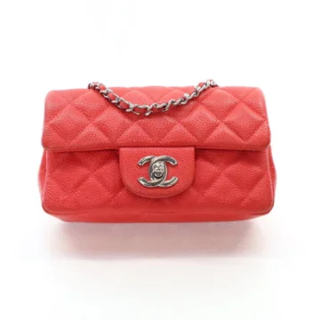 Chanel Mini Pink Caviar Classic Single Flap Bag