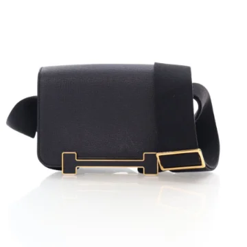 Hermes Noir Chevre Mysore Geta