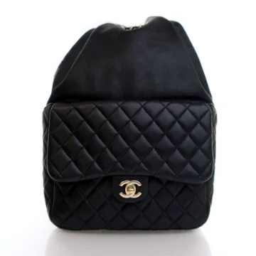 Chanel Small Black Lambskin In Seoul Backpack