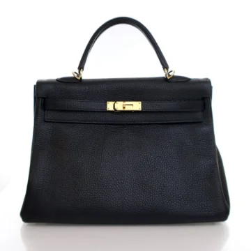Hermes Black Togo Kelly 32